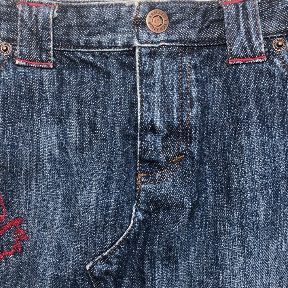 A/X ARMANI EXCHANGE jean skirt. - Picture 3 of 16